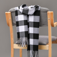 180*35cm zima mężczyźni szalik kobiety tassel krata cashmere klasyczne ciepłe kobiece szal jesień długi para wrap Unisex tłumik hidżab 4